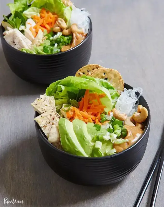 clean eating dinner recipes: Spring Roll Bowls' title='65 Clean-Eating Dinner Recipes for the New Year and Beyond