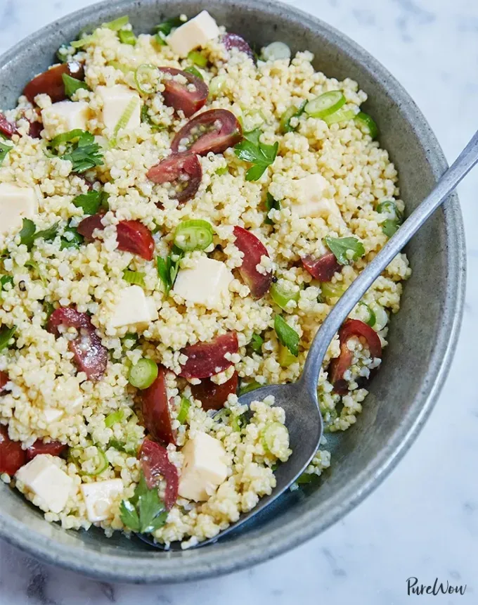 clean eating dinner recipes: summer millet salad' title='65 Clean-Eating Dinner Recipes for the New Year and Beyond