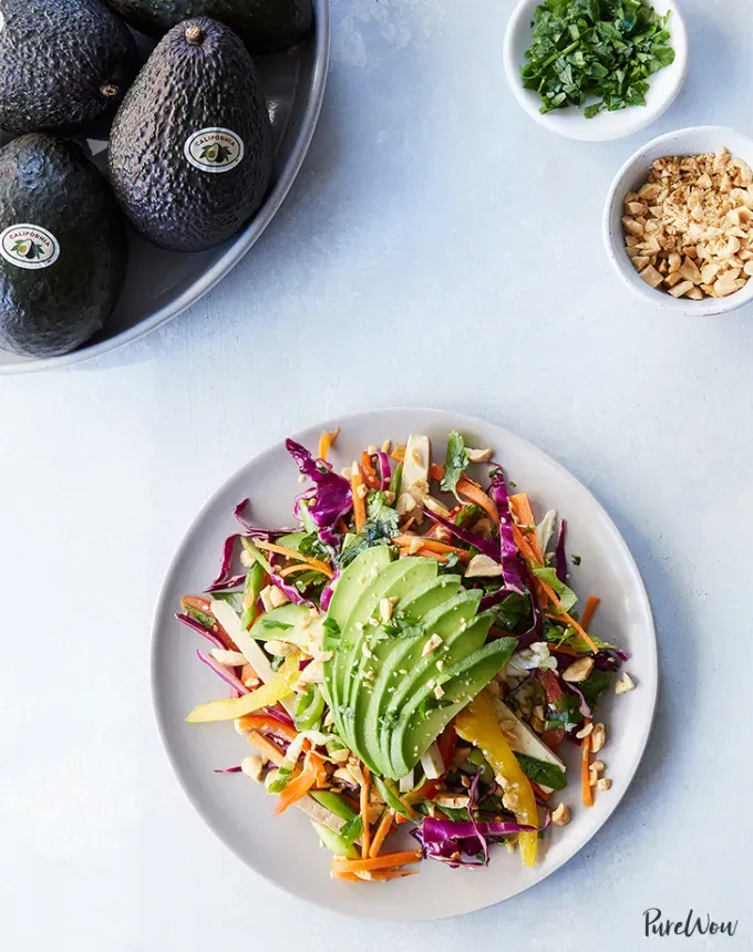 shredded thai salad with avocado recipe' title='93 Easy Summer Dinners That Everyone Will Love (Including Many That Take 30 Minutes or Less)