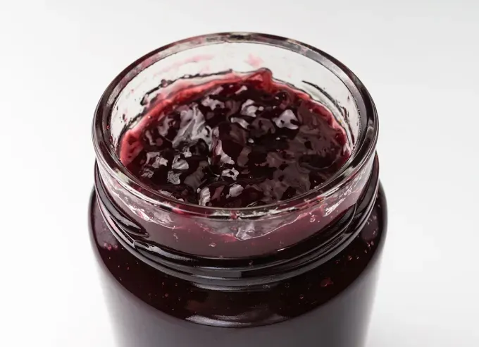 substitute for balsamic vinegar: open jar of grape jelly' fetchpriority='auto' title='Need a Substitute for Balsamic Vinegar? Here Are 4 Clever Swaps