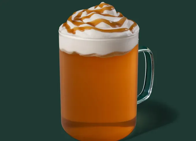 starbucks fall drinks caramel apple spice' title='The Best Starbucks Fall Drinks to Order in 2025 According to a Former Barista (Including a New Nutty Bev You’ll Love)