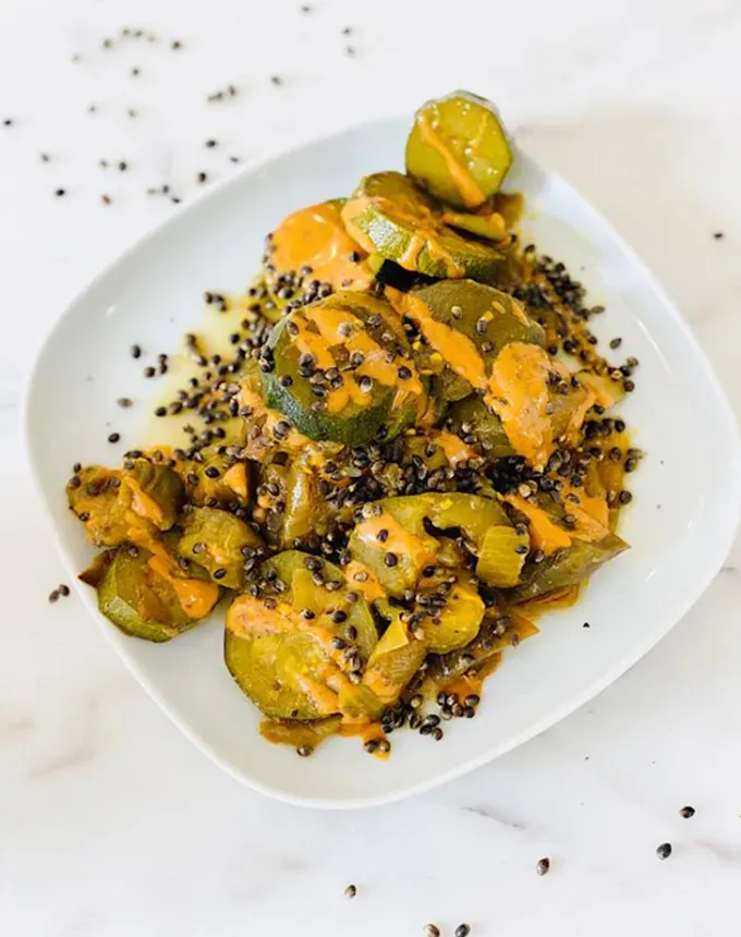 silan date syrup zucchini eggplant duo' title='Silan Date Syrup Is the New Honey (and It’s Pretty Darn Delicious)