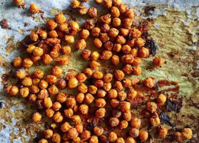 silan date syrup honey roasted chickpeas' title='Silan Date Syrup Is the New Honey (and It’s Pretty Darn Delicious)