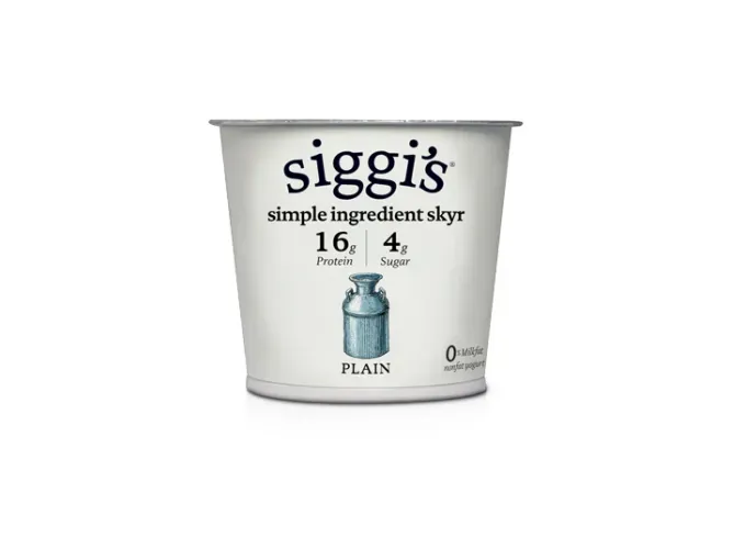 low sugar yogurt siggis non fat' title='The Best Low-Sugar Yogurt You Can Buy From Greek-Style to Plant-Based