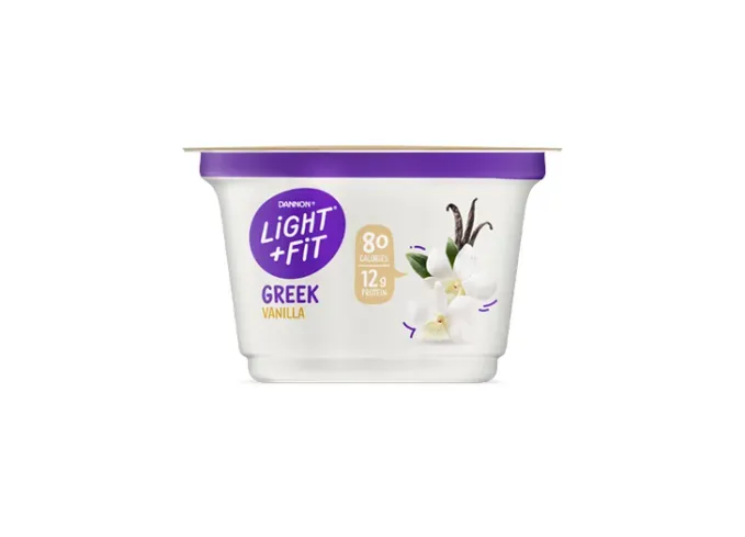 low sugar yogurt dannon light and fit greek vanilla' title='The Best Low-Sugar Yogurt You Can Buy From Greek-Style to Plant-Based