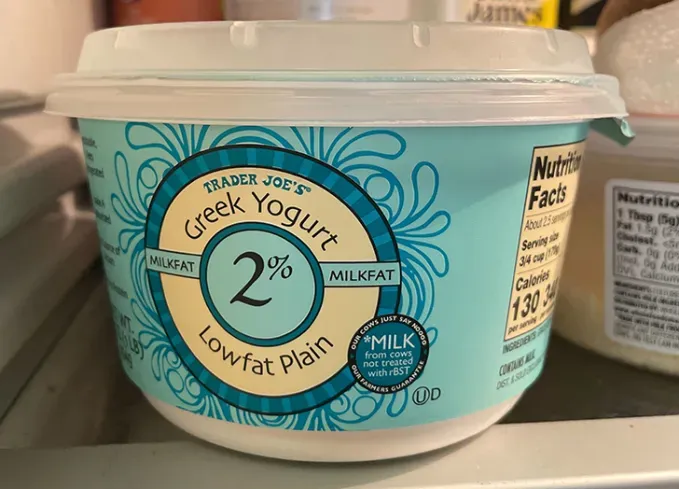 low sugar yogurt trader joes low fat plain greek yogurt' title='The Best Low-Sugar Yogurt You Can Buy From Greek-Style to Plant-Based