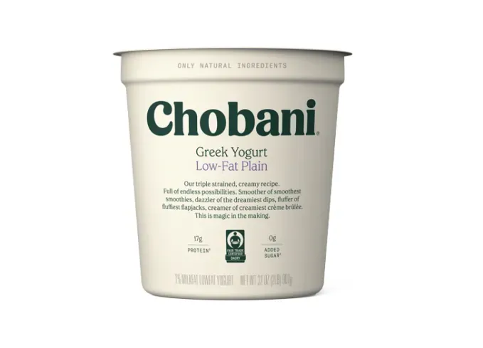low sugar yogurt chobani greek yogurt low fat plain' title='The Best Low-Sugar Yogurt You Can Buy From Greek-Style to Plant-Based