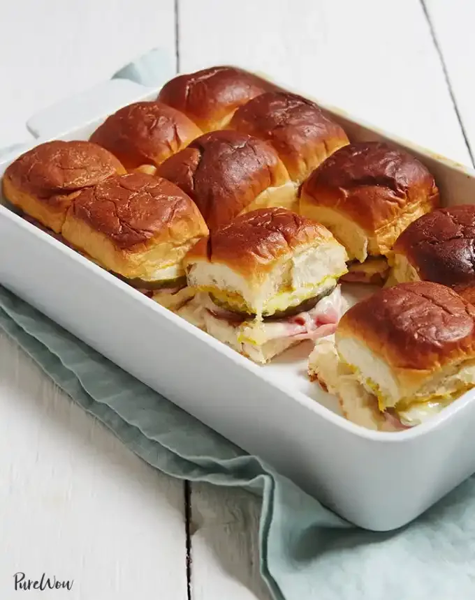 picnic food ideas: cuban sliders' title='68 Picnic Food Ideas to Pack in Your Basket