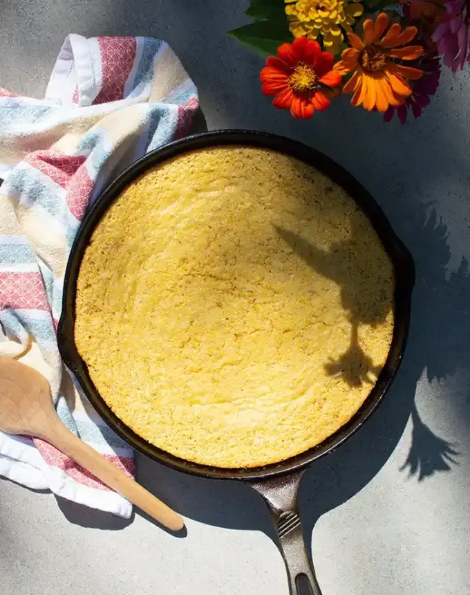 picnic food ideas: cast iron cornbread' title='68 Picnic Food Ideas to Pack in Your Basket