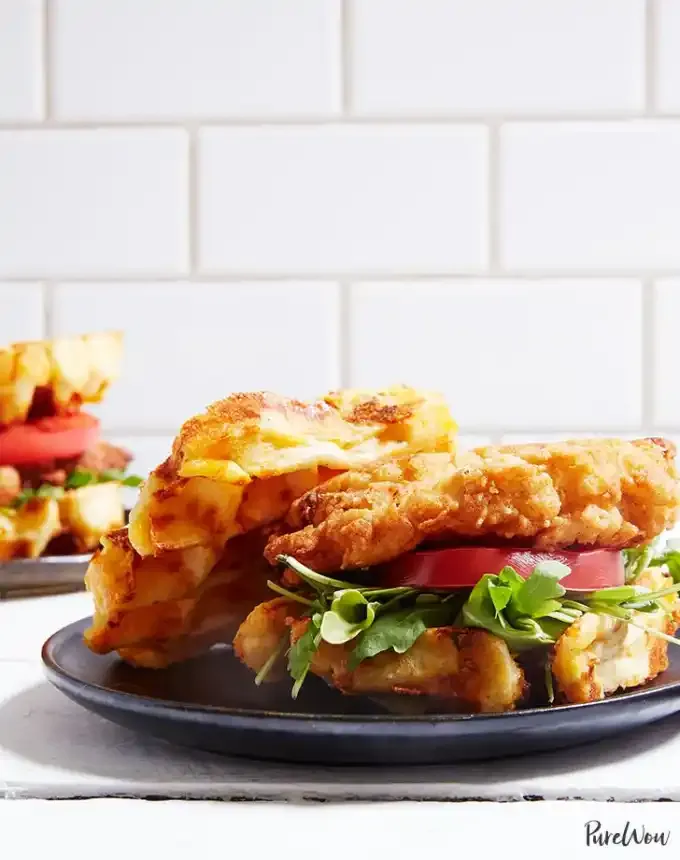 picnic food ideas: chicken and waffle sandwiches' title='68 Picnic Food Ideas to Pack in Your Basket
