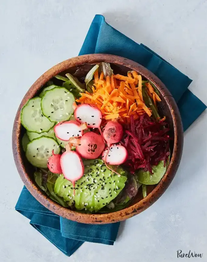picnic food ideas: radish bbq bowls with tangy honey mustard dressing' title='68 Picnic Food Ideas to Pack in Your Basket