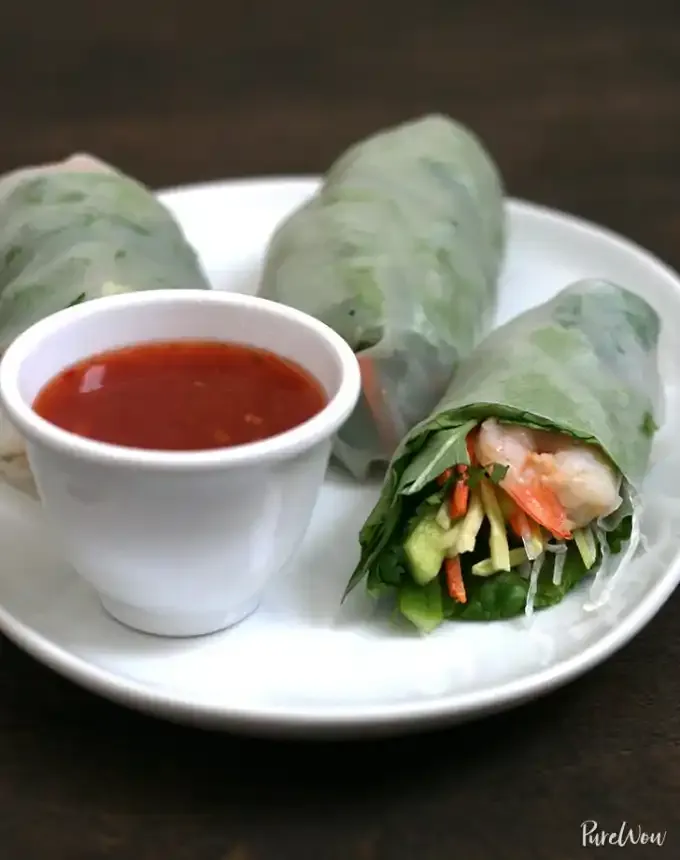 picnic food ideas: summer rolls' title='68 Picnic Food Ideas to Pack in Your Basket
