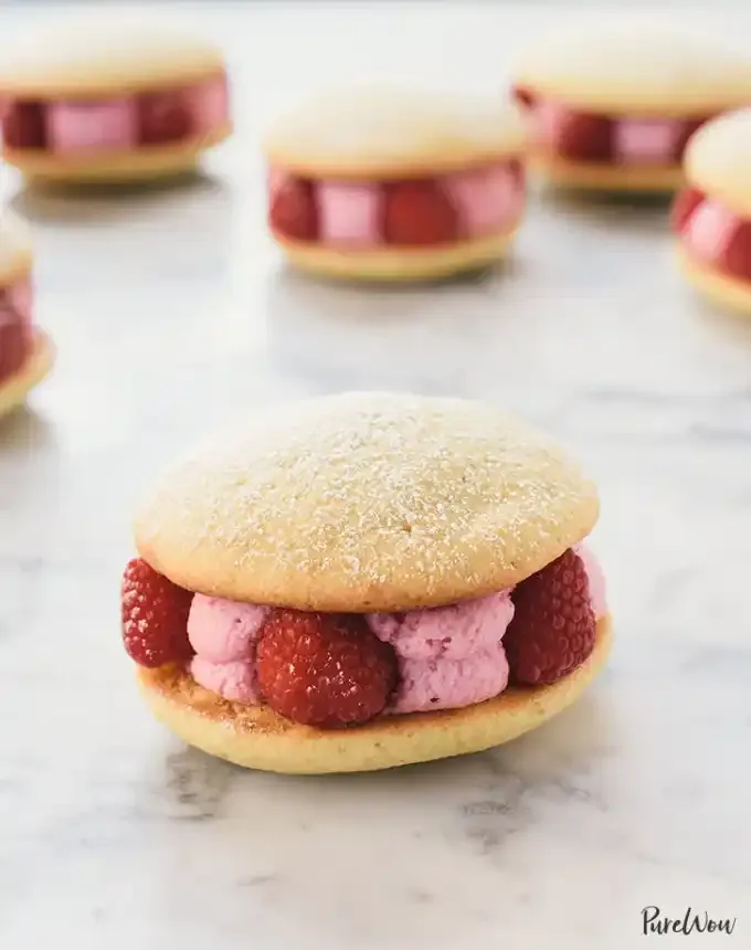 picnic food ideas: raspberry lemon whoopie pies' title='68 Picnic Food Ideas to Pack in Your Basket