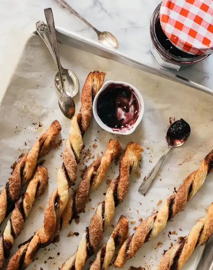 picnic food ideas: blackberry pie crust straws' title='68 Picnic Food Ideas to Pack in Your Basket
