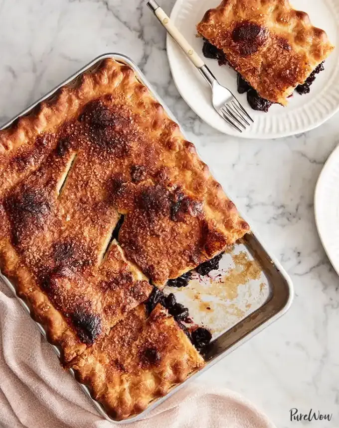 picnic food ideas: cherry slab pie' title='68 Picnic Food Ideas to Pack in Your Basket