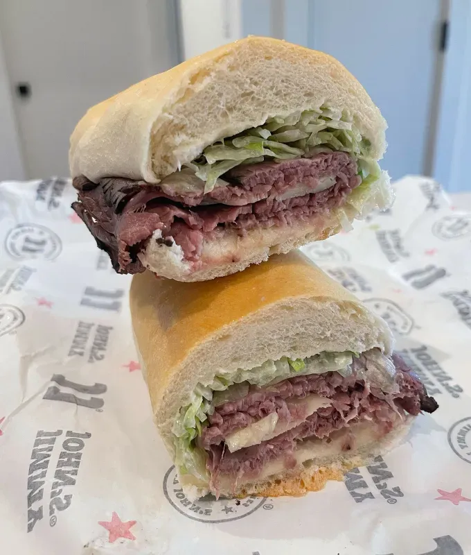 jimmy john’s sandwich review: hunter’s club' title='The 12 Most Popular Jimmy John’s Sandwiches Ranked and Reviewed by a Food Editor