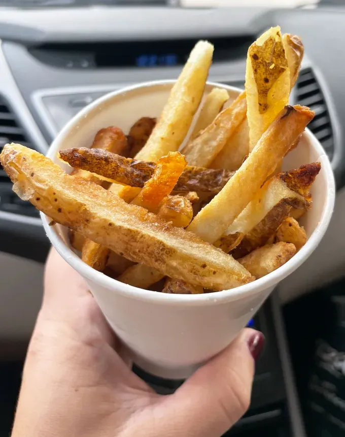 best fast food fries: five guys fries' title='The 14 Best Fast Food Fries Ranked by a Food Editor