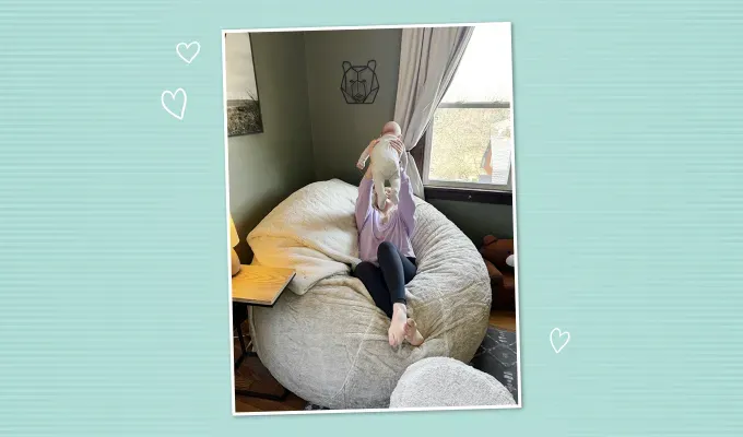 lovesac supersac review' title='I Tried A Lovesac Bean Bag and It Feels Like You’re Sitting on a Cloud