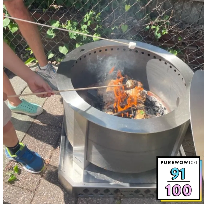 breeo stove scores 91 in a test of its heat and marshmallow roasting ability' title='Breeo Vs. Solo Stove: I Put the Best-Selling Smokeless Fire Pits to the Test