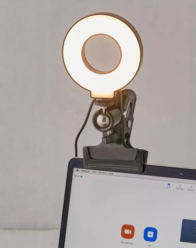 cubicle decor ring light2' title='Back to the Office? This Fun Cubicle Decor Can Smooth the Transition