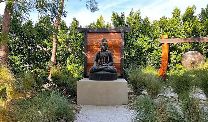 all-inclusive-resorts-in-california: Buddha statue at We Care spa' title='The 14 Best All-Inclusive Resorts in California from Wine-Soaked Weekends to Detox Desert Stays