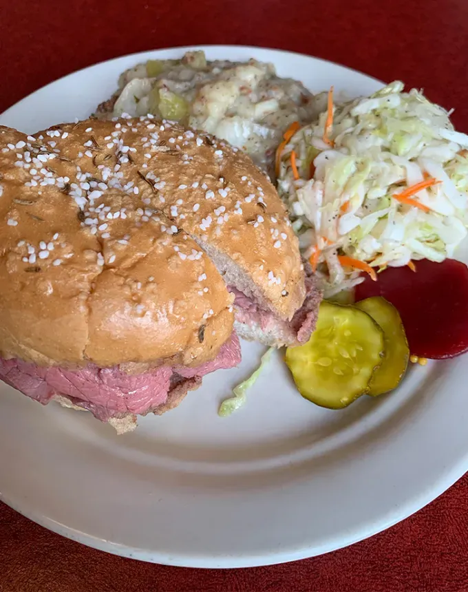 upstate new york upstate eats food trail buffalo beef on weck schwabls' fetchpriority='auto' title='Eat Your Way Through Four Cities on This Epic Upstate New York Food Trail