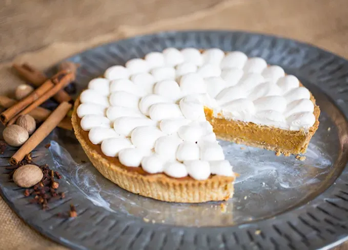 runner and stone pumpkin tart thanksgiving takeout nyc' fetchpriority='auto' title='Where to Order Thanksgiving Dinner and Catering in NYC