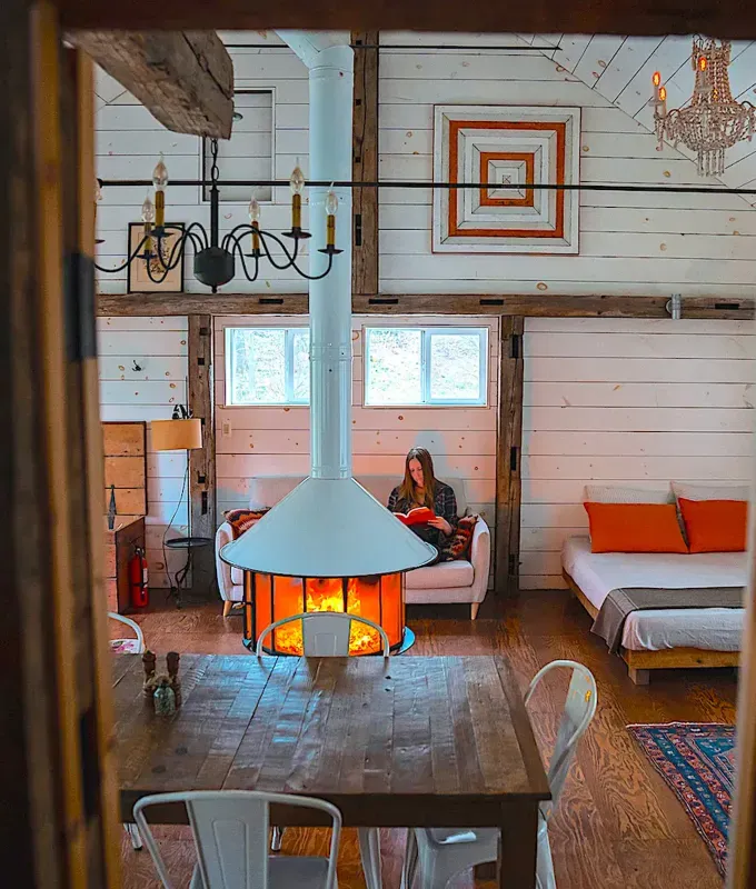 winter weekend getaways nyc cottage in red hook' title='The 34 Coziest Winter Weekend Getaways from NYC in 2025