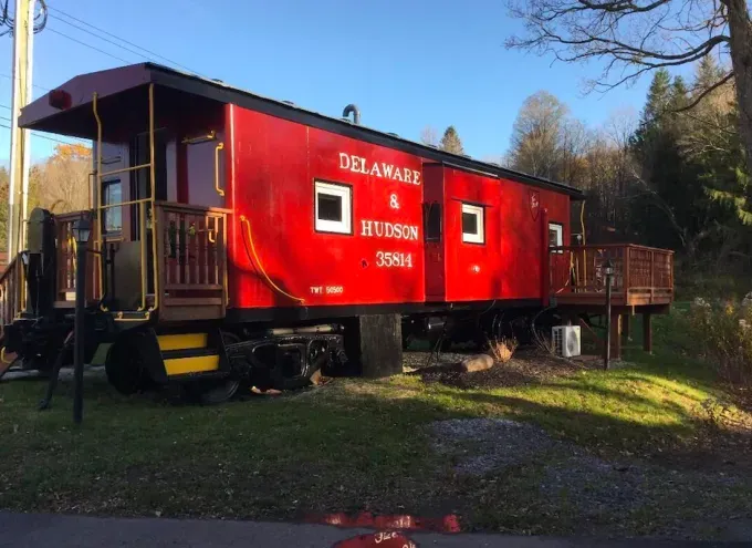 glamping near nyc cozy caboose windham' title='22 Awesome Places to Go Glamping Near New York City