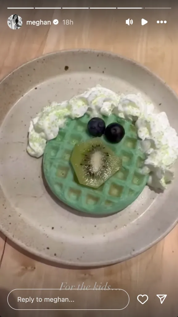 meghan markle waffle maker 3' fetchpriority='auto' title='Meghan Markle’s St. Patrick’s Day Photos with Archie & Lilibet Have a Subtle Nod to Queen Elizabeth