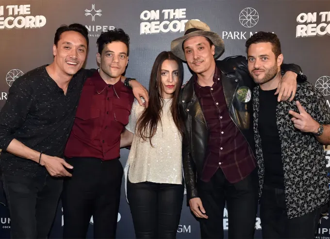 Rami and Sami Red Carpet Event CAT' fetchpriority='auto' title='Rami Malek Has a Twin Brother Sami (and Yes They’re Identical)