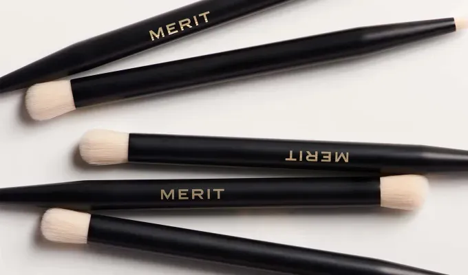 merit beauty review Merit Brush No. 2 Eyeshadow Brush' title='I Tested the Merit Beauty Collection and Fell in Love with the Simplicity—Here’s What’s Worth Buying