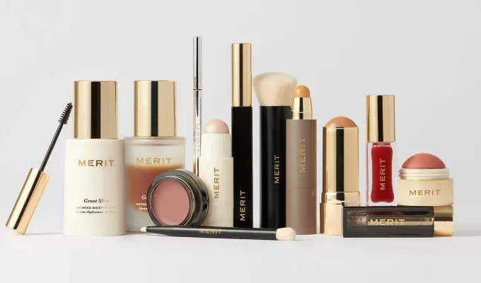 merit beauty review Merit Beautys The Full Collection lineup' title='I Tested the Merit Beauty Collection and Fell in Love with the Simplicity—Here’s What’s Worth Buying