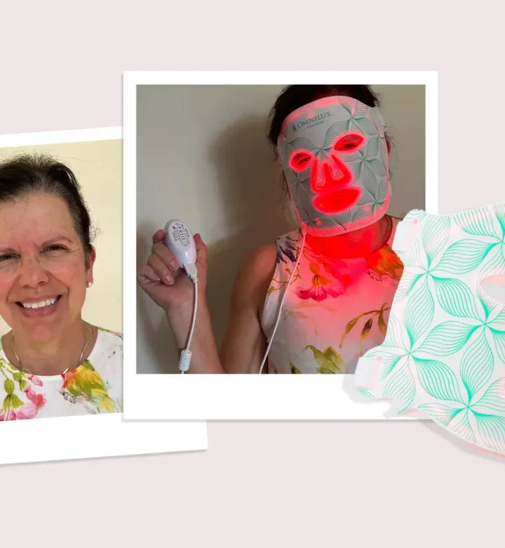 A 61 éves anyám áttekintette az Omnilux Contour Face maszkot, hogy megtudja, megfordíthatja-e a ráncokat, amelyeket okoztam