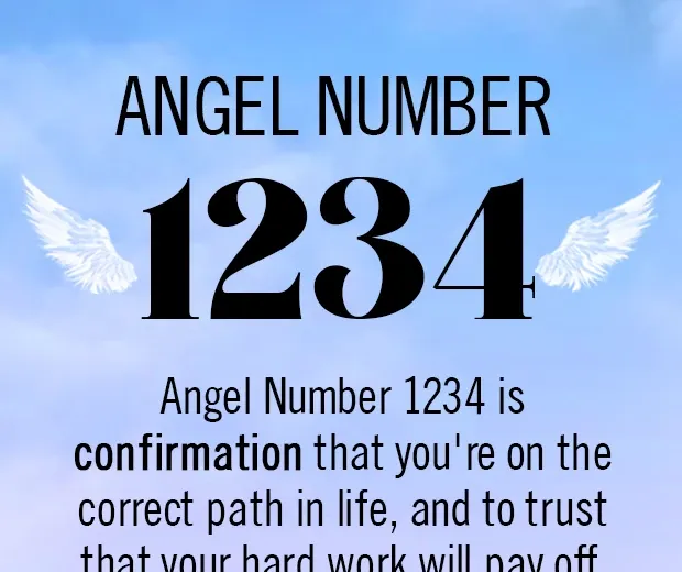 Mitä se tarkoittaa, kun näet enkelin numeron 1234