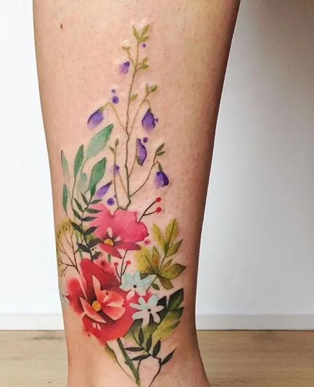 35 neverjetno lepih cvetnih tetovaž, ki so kot nalašč za pomlad