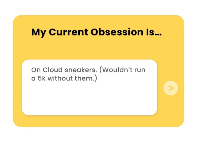 bumble prompts my current obsesssion is' fetchpriority='auto' title='The 39 Best Bumble Prompts and How to Answer Them to Strategically Meet Your Match