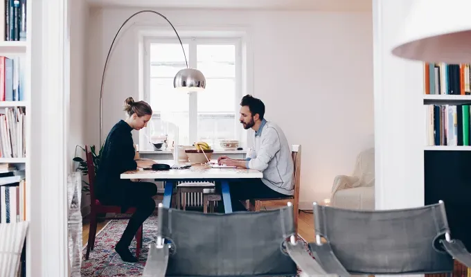 Leo and capricorn partners work from home' fetchpriority='auto' title='Leo Compatibility: The Best and Worst Zodiac Partner for Leos Ranked