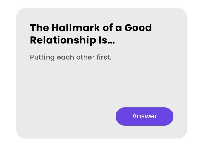 best hinge prompts: the hallmark of a good relationship is' fetchpriority='auto' title='The 60 Best Hinge Prompts to Use According to Relationship Experts