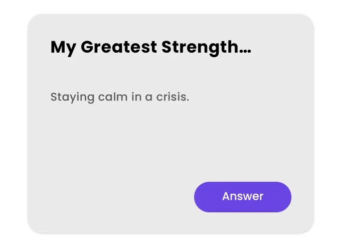 best hinge prompts: my greatest strength' fetchpriority='auto' title='The 60 Best Hinge Prompts to Use According to Relationship Experts