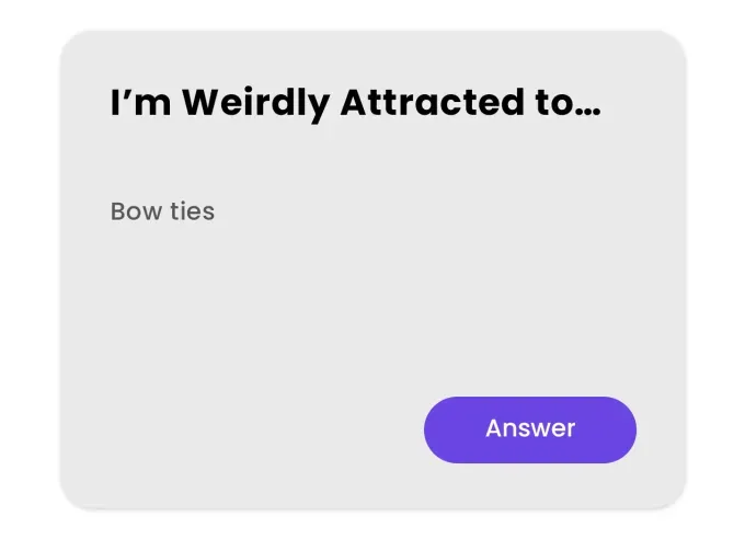 best hinge prompts: i’m weirdly attracted to' fetchpriority='auto' title='The 60 Best Hinge Prompts to Use According to Relationship Experts