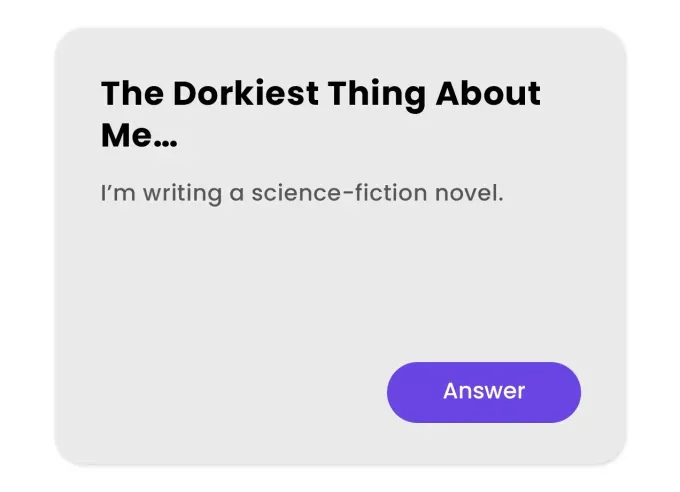 best hinge prompts the dorkiest thing about me' fetchpriority='auto' title='The 60 Best Hinge Prompts to Use According to Relationship Experts