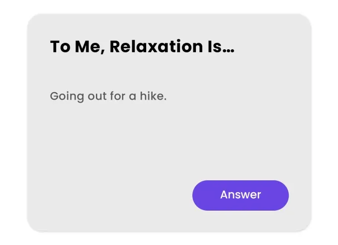 best hinge prompts to me relaxation is' fetchpriority='auto' title='The 60 Best Hinge Prompts to Use According to Relationship Experts
