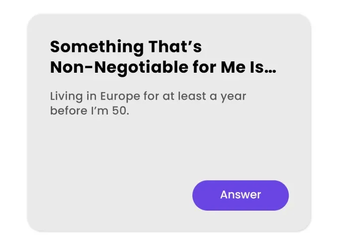 best hinge prompts something thats non negotiable for me is' fetchpriority='auto' title='The 60 Best Hinge Prompts to Use According to Relationship Experts