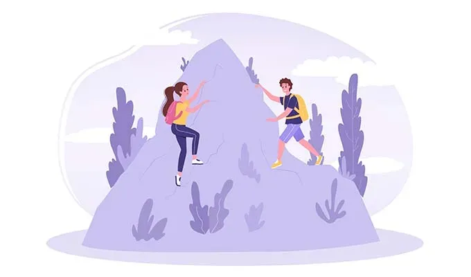 zodiac-sign-love-language-couple-climbing-mountain' fetchpriority='auto' title='Every Zodiac Sign Has a Love Language—Here’s Yours