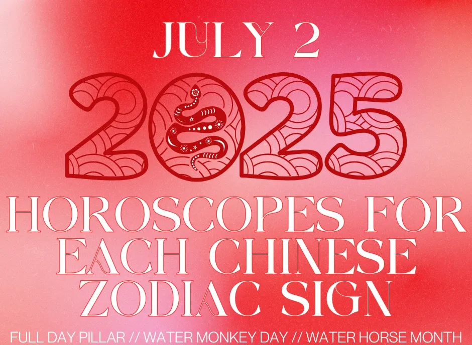 A kínai állatöv horoszkóp július 2 -án nagy szerencsét hoz mind a 12 állati jelhez